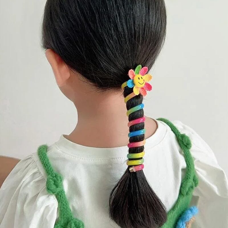 Colorful Rainbow Hair Bands For Children