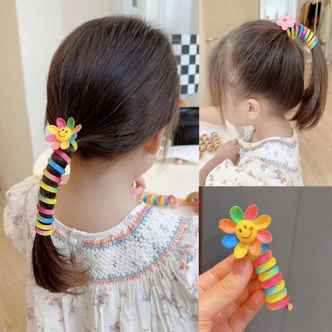 Colorful Rainbow Hair Bands For Children