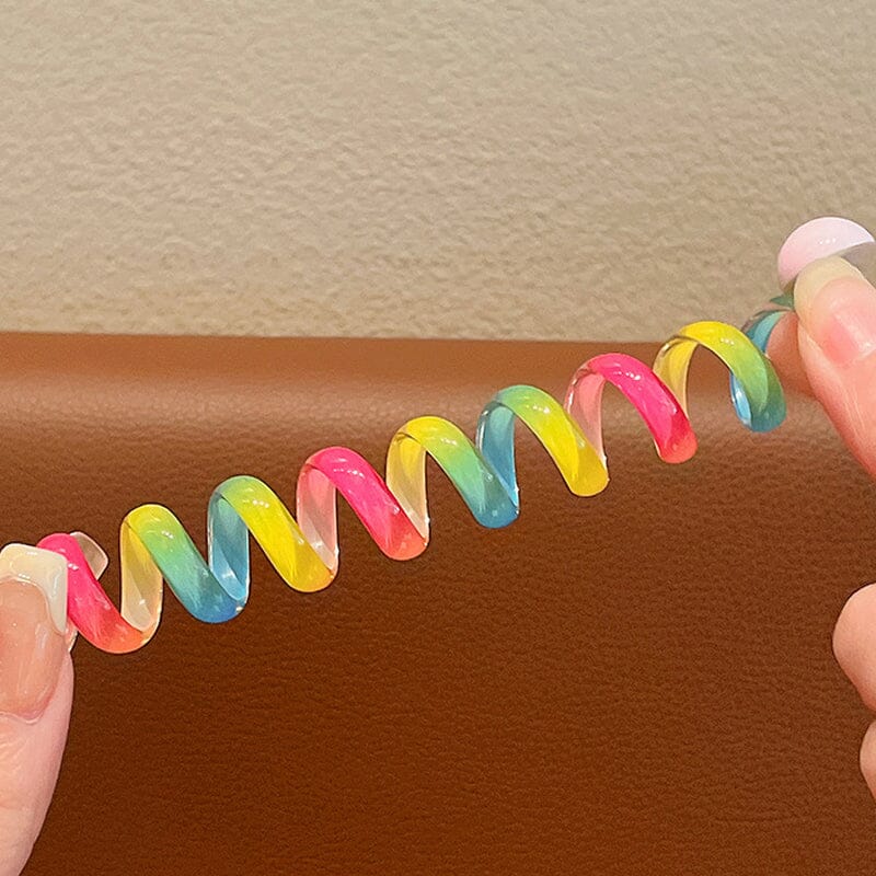 Colorful Rainbow Hair Bands For Children