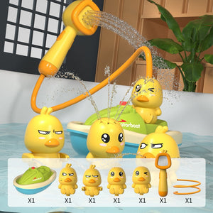 Aqua Ducklings: Baby Bath Toys with Electric Water Spray