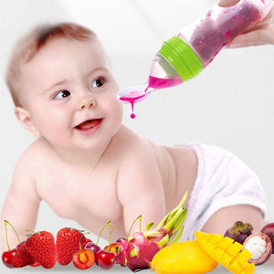 Squeeze and Feed Silicone Spoon For Babies