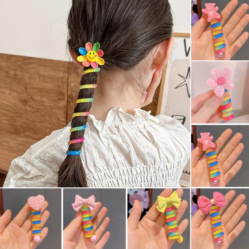 Colorful Rainbow Hair Bands For Children